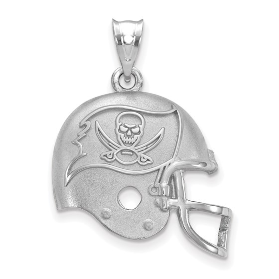 Sterling Silver Tampa Bay Buccaneers Football Helmet Logo Pendant Sterling Silver Tampa Bay Buccaneers Football Helmet Logo Pendant